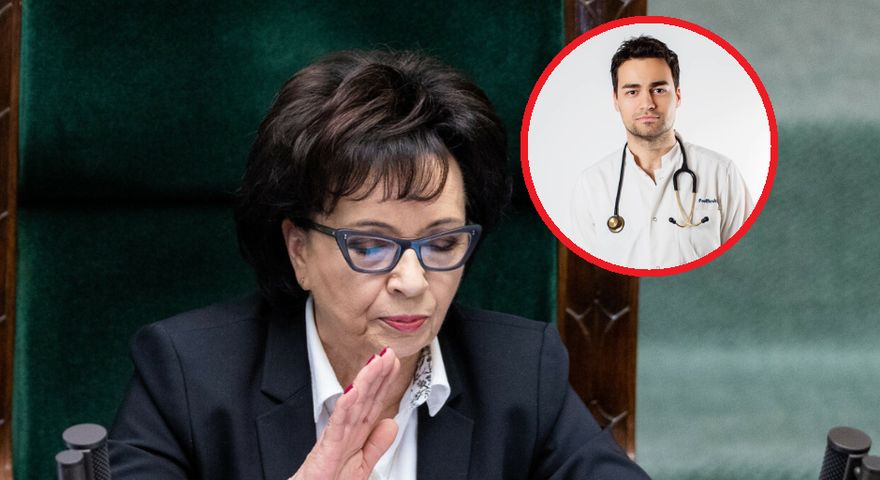 Rodzina zmarłej pacjentki twierdzi, że mąż marszałek Sejmu przebywa na intensywnej terapii ponad rok