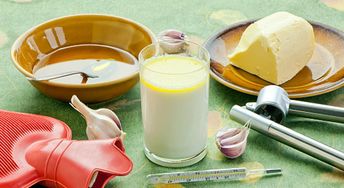 Mleko z masłem, miodem i czosnkiem - właściwości, przepis