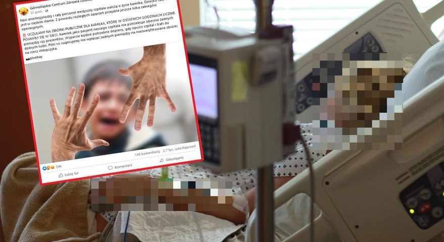 Szpital poinformował o skatowanym 8-latku z Częstochowy. "Uczulamy na zbiórki publiczne"