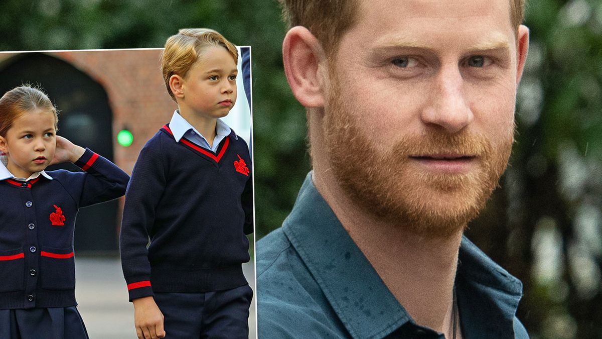 Książę Harry złamał serca George'owi i Charlotte. Smutne doniesienia z pałacu