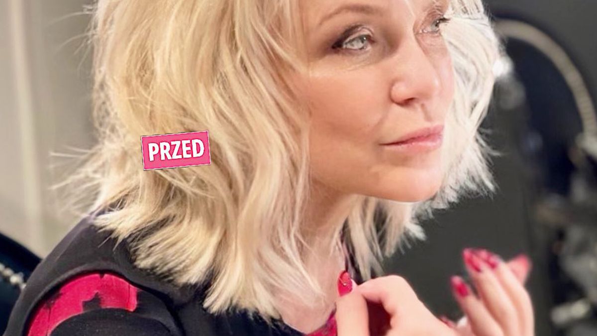 Ma�łgorzata Ostrowska długo nie wytrzymała w długich włosach. Zmieniła fryzurę na krótszą, ale zupełnie inną niż miała jeszcze niedawno