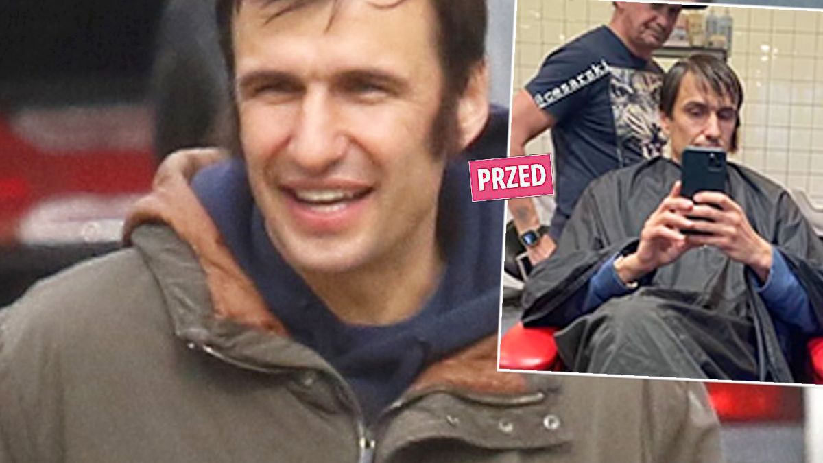 Jarosław Bieniuk - fryzura