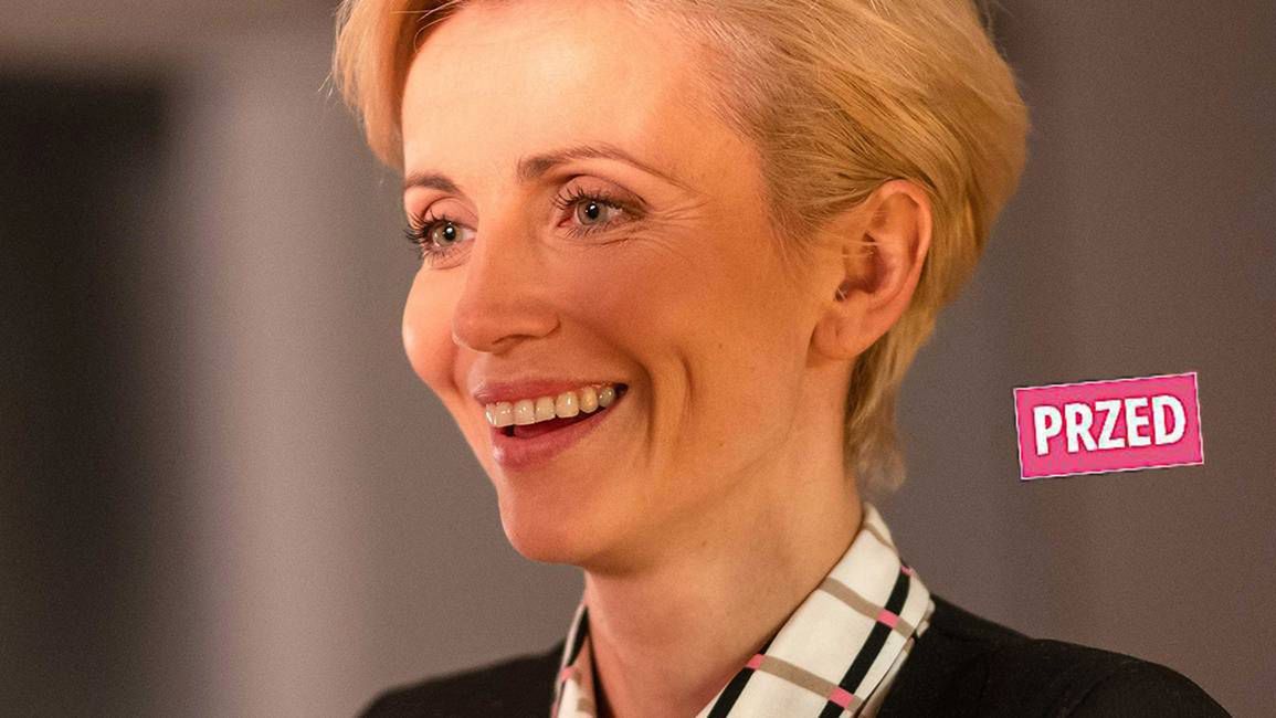 Katarzyna Zielińska - nowa fryzura