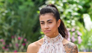 Maja Hyży w sukni ślubnej. Sugeruje, że wyszła za mąż