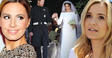 "Widać wychodzące włoski, brak tony lakieru". Agnieszka Hyży i Joanna Koroniewska oceniły suknię ślubną i fryzurę Meghan Markle