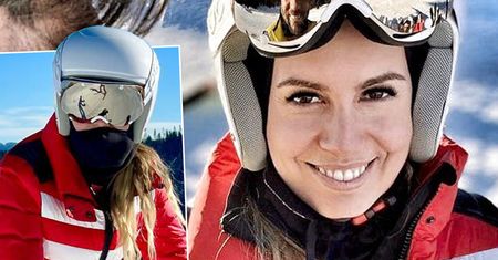 Agnieszka Hyży trzy miesiące po porodzie wygląda jak modelka Victoria's Secret! Obłędną figurę podkreślił obcisły kombinezon, w którym szalała na stoku!