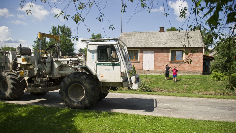 Droga w gminie Wysokie na Lubelszczyźnie