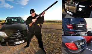 Zarekwirowane samochody króla piratów