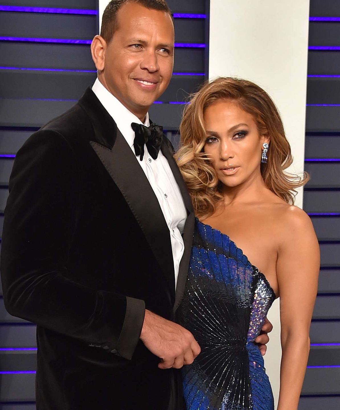 Jennifer Lopez z partnerem na imprezie oscarowej 2019