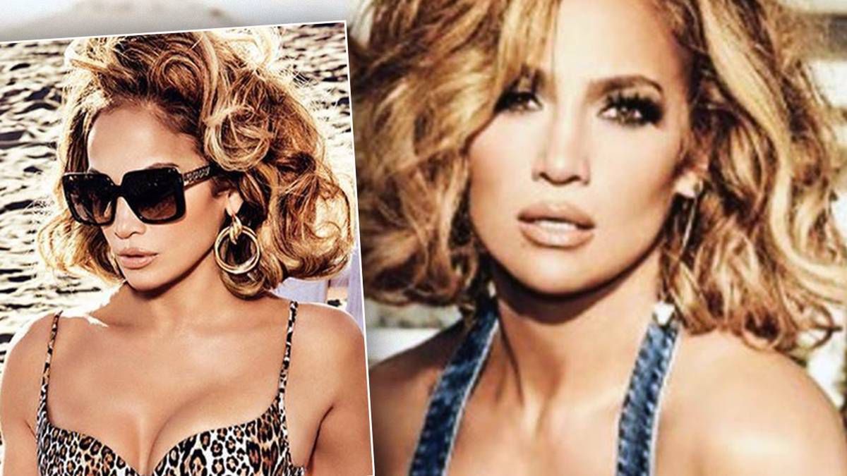 Jennifer Lopez w bikini w i nowej fryzurze
