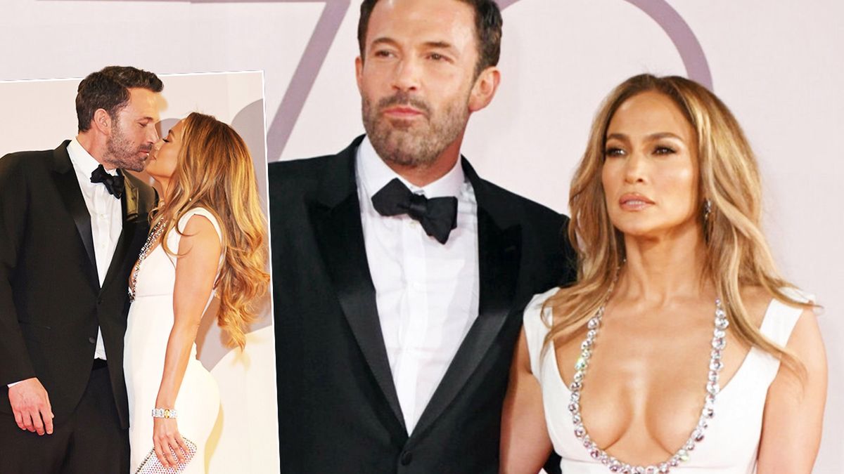 Jennifer Lopez i Ben Affleck pierwszy raz razem na salonach. W Wenecji nie szczędzili sobie czułości. I jeszcze ten dekolt…