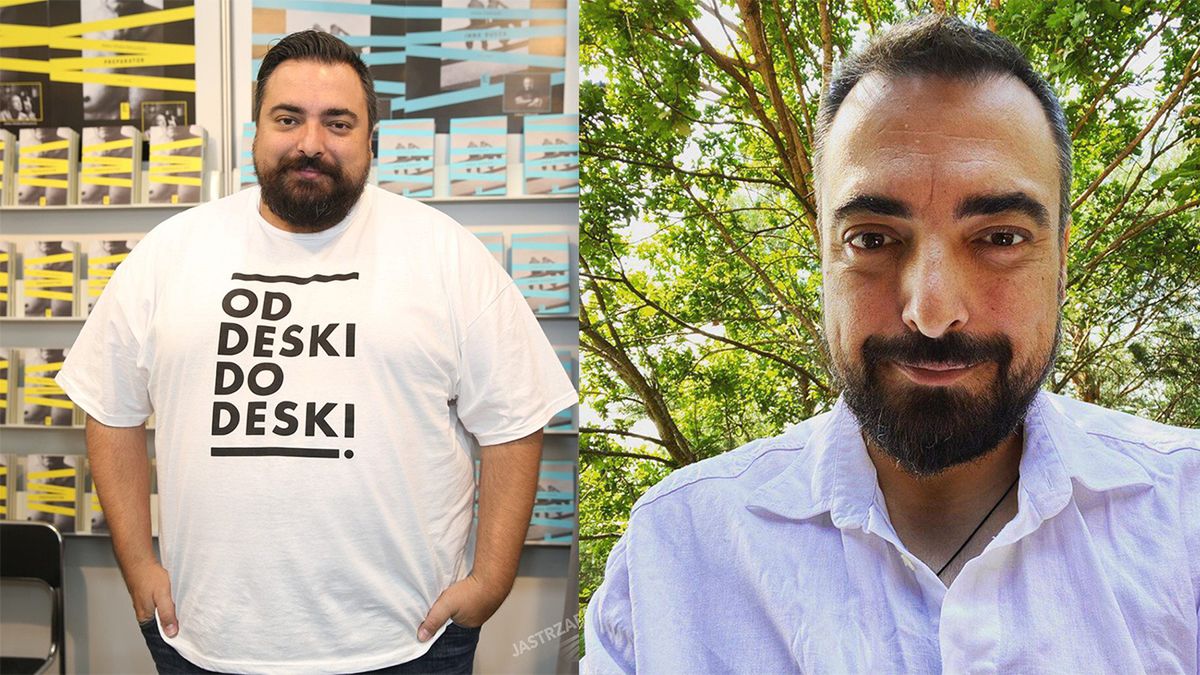 Tomasz Sekielski przed i po metamorfozie