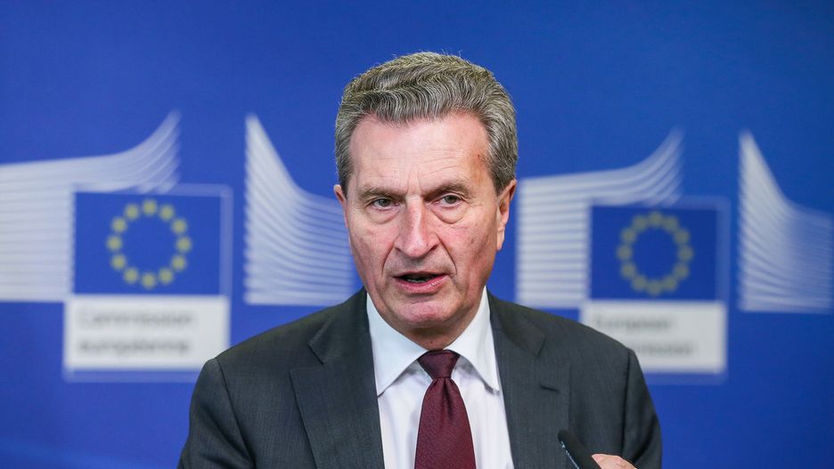 Guenther Oettinger jest komisarzem europejskim od 2010 roku