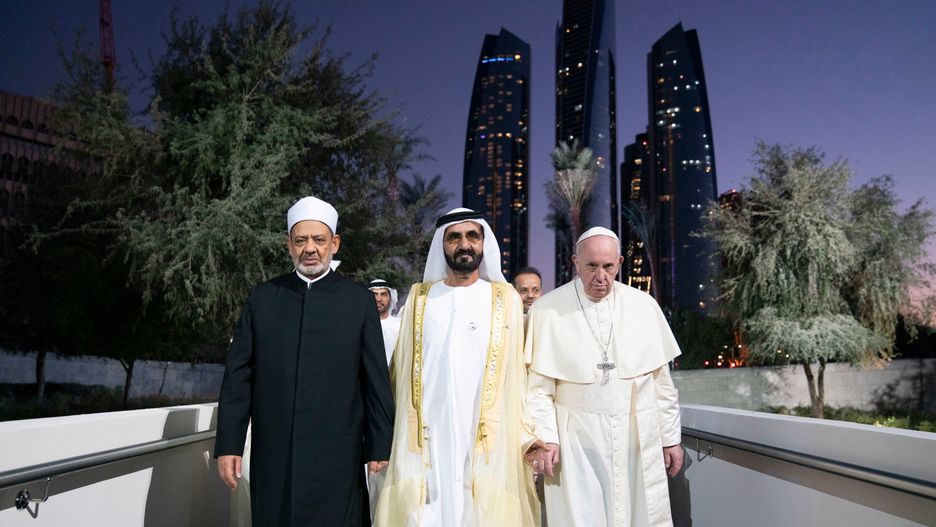 Papież Franciszek, Mohamed bin Rashid Al Maktoum oraz Ahmad Al Tayyeb
