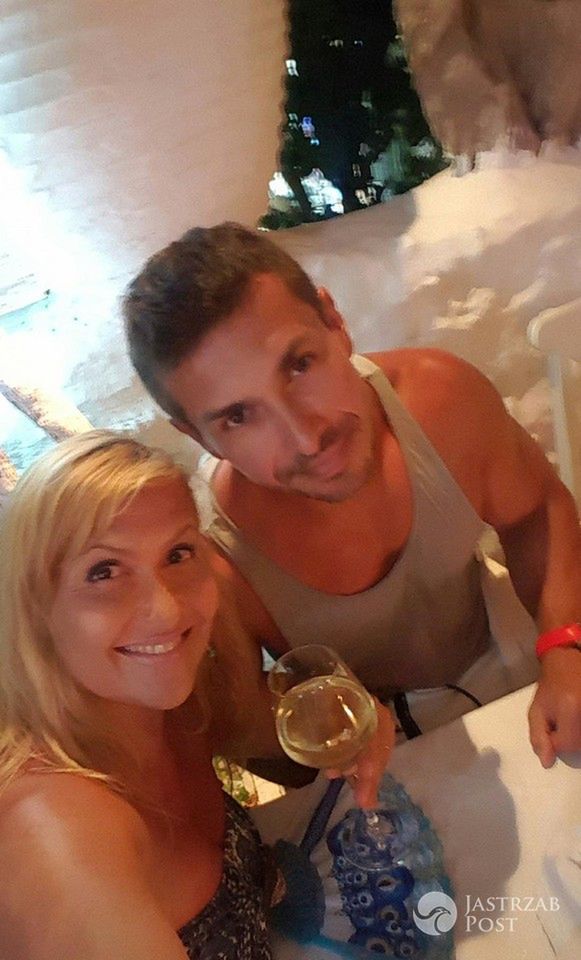 Katarzyna Skrzynecka z rodzina w Grecji