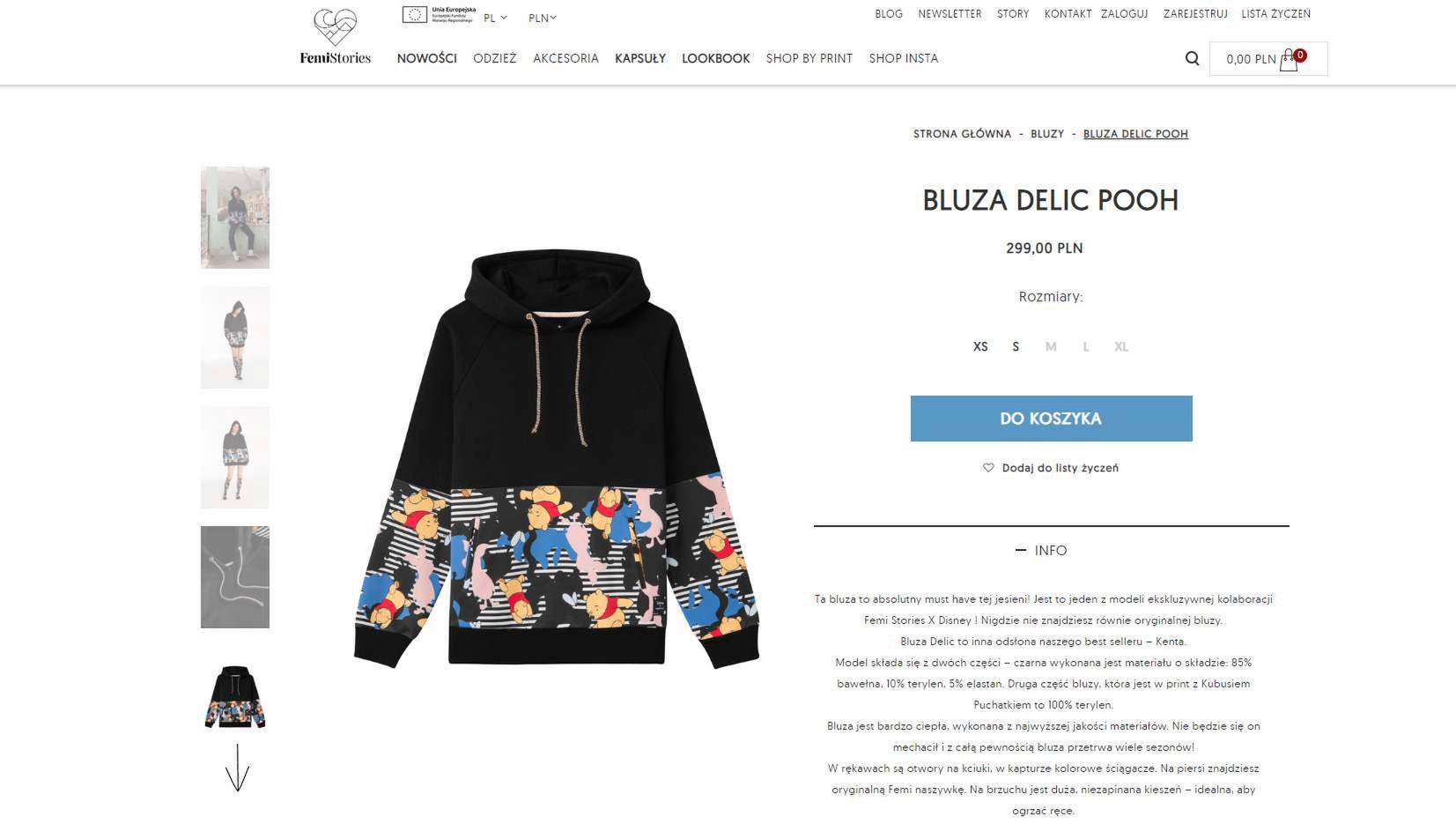 Bluza w Kubusia Puchatka - 299,00