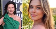 Joanna Opozda dostrzegła podobieństwo w looku swoim i Catheriny Zeta-Jones. Trudno odmówić jej racji... Zobaczcie nowe zdjęcia