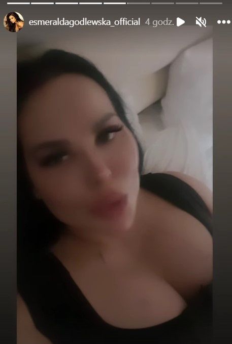 Esmeralda Godlewska w szpitalu