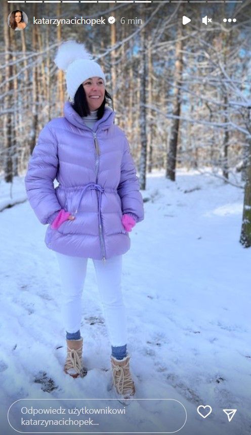 Kasia Cichopek relacjonuje rodzinny spacer