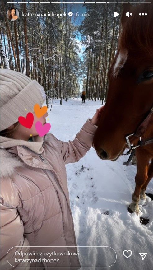 Kasia Cichopek relacjonuje rodzinny spacer