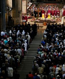 Pogrzeb księdza Jacques'a Hamela, który zginął z rąk dwóch dżihadystów