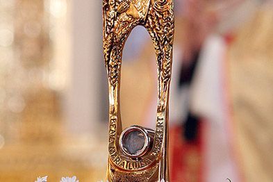 Relikwiarz z skradziony z katedry w Nysie