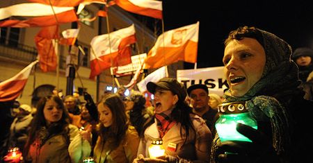 Ktoś zniszczył samochód organizatorki "marszu pamięci"