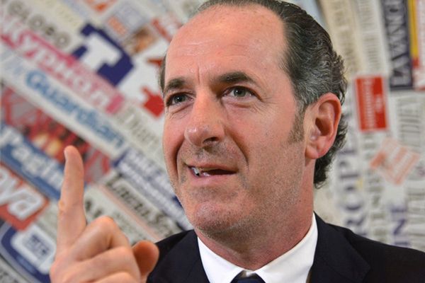 Luca Zaia, polityk Ligi Północnej, rządzi regionem Wenecji Euganejskiej