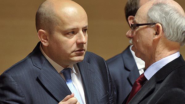 Mikołaj Dowgielewicz z Januszem Lewandowskim