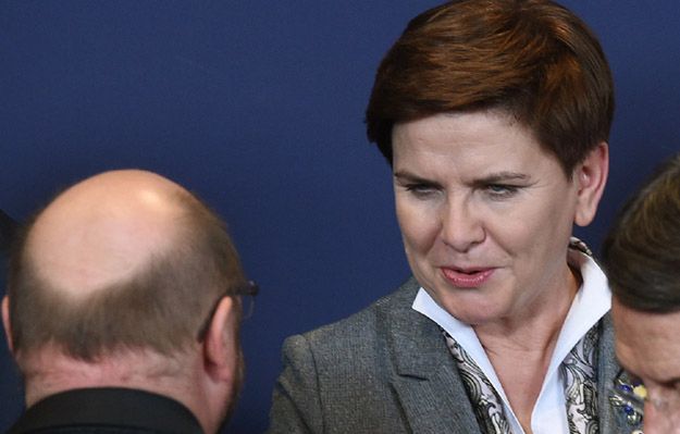 Szydło: dobrze, że doszło do rozmowy z Schulzem; cel to dobre relacje z PE