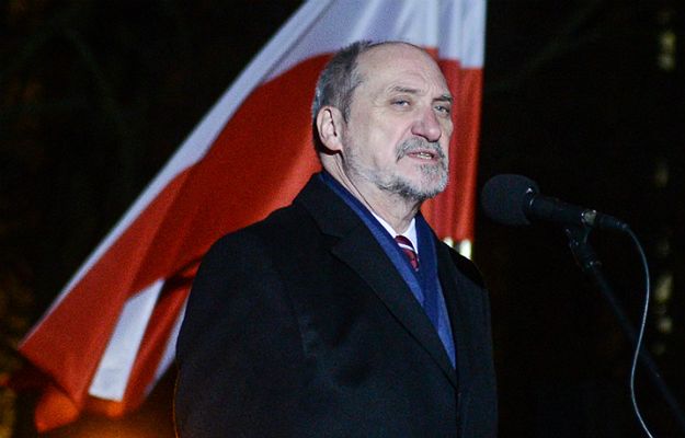 Minister obrony narodowej Antoni Macierewicz