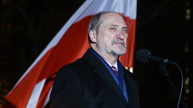 Minister obrony narodowej Antoni Macierewicz