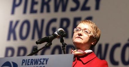 Henryka Bochniarz ponownie szefową Polskiej Konfederacji Pracodawców Prywatnych Lewiatan
