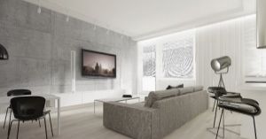 Beton architektoniczny we wnętrzu. Nowoczesny pomysł na ścianę