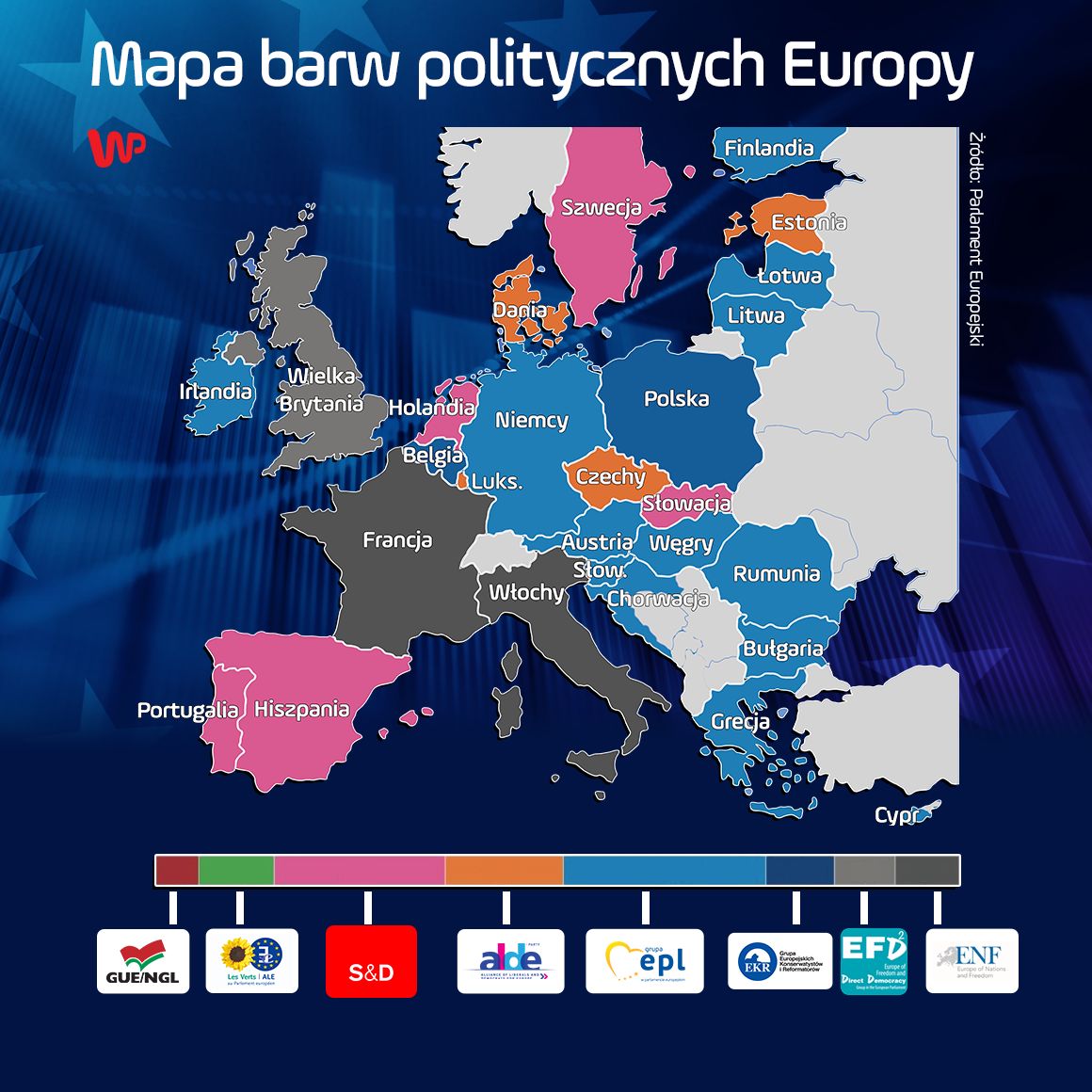 Parlament Europejski. Zmiana politycznych barw kontynentu