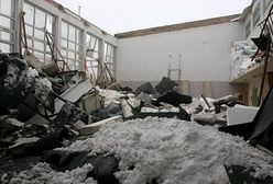 Zawalił się dach szkolnej sali gimnastycznej