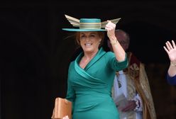 Sarah Ferguson na ślubie córki nie uniknęła wpadki