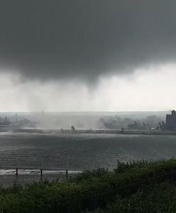 Trąba powietrzna nad Płockiem. Jedna osoba ranna
