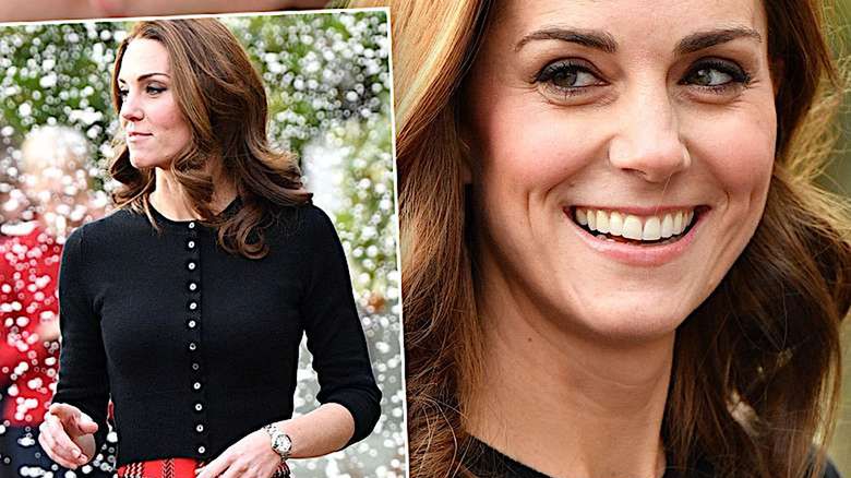 Księżna Kate świąteczna stylizacja