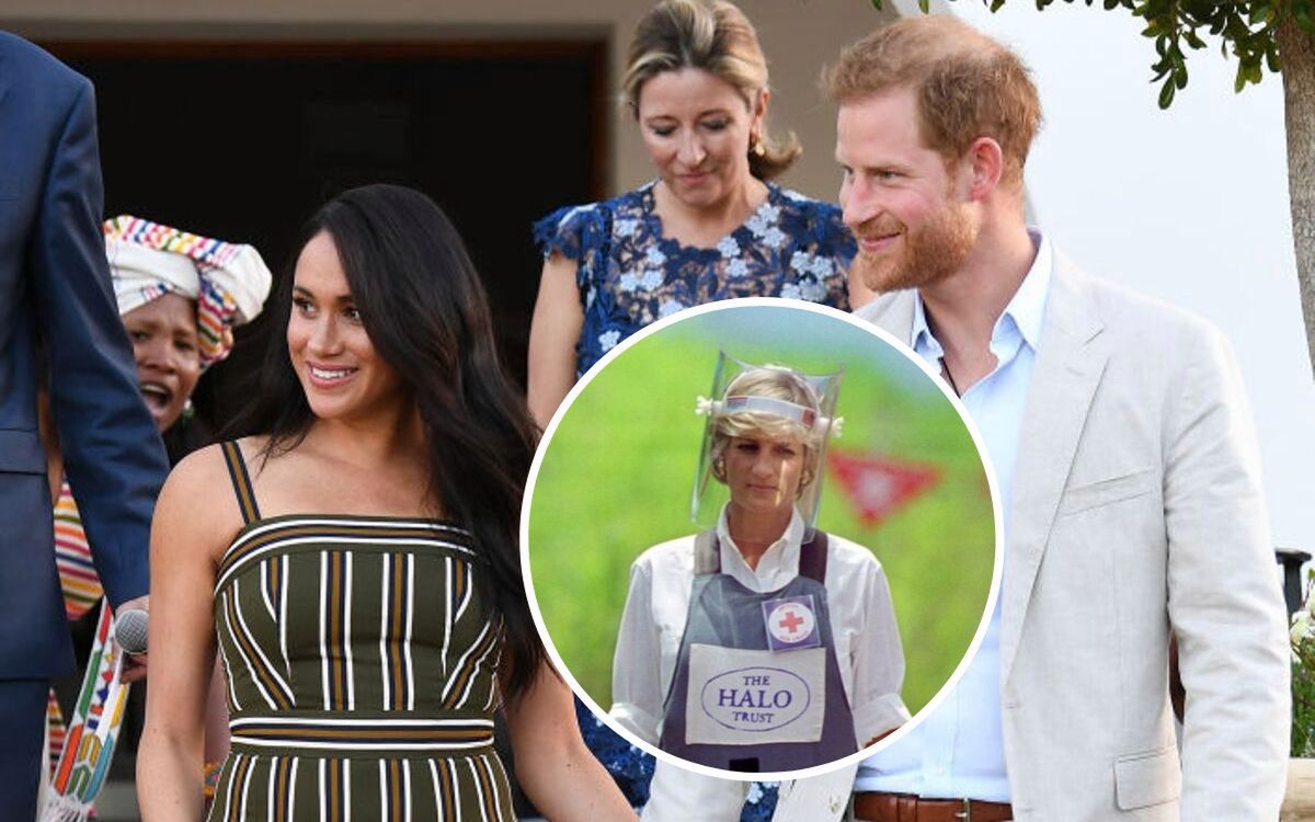 Księżna Diana na polu minowym w Angoli. Harry i Meghan oddali jej hołd