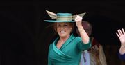 Sarah Ferguson na ślubie córki nie uniknęła wpadki