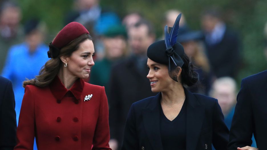 Kate i Meghan jak swoje lustrzane odbicia 