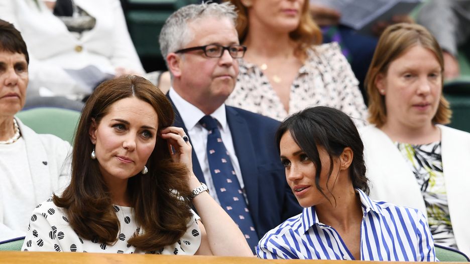 Meghan Markle i Kate Middleton na Wimbledonie