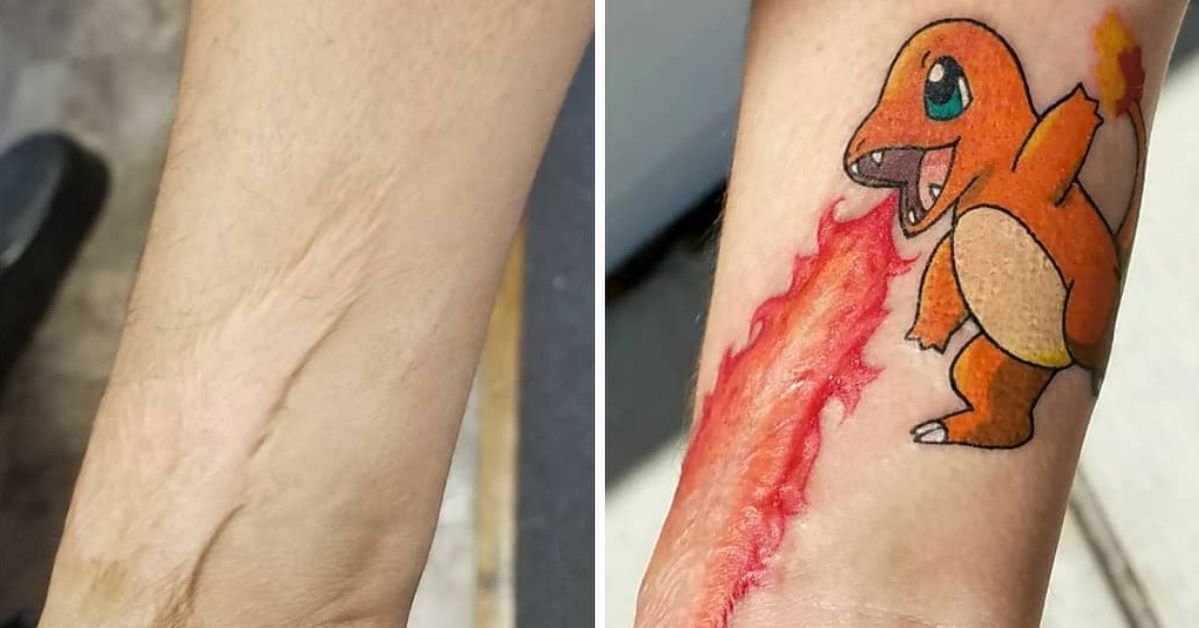 15 tatuaży, które w sprytny sposób przykryły blizny i znamiona
