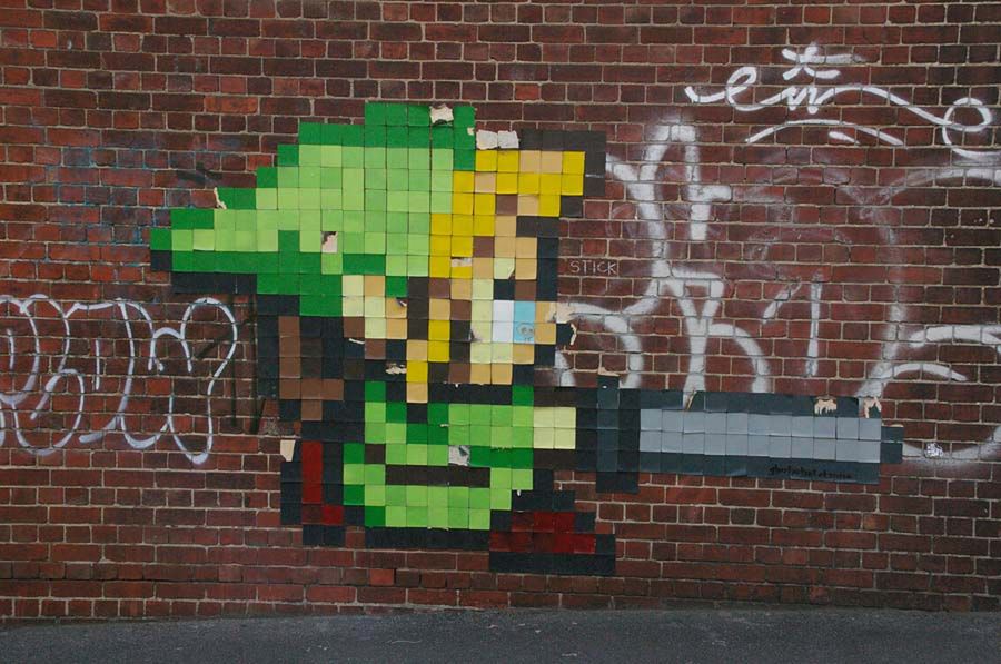 Od Mario po Superhota - growe graffiti i murale [Galeria]