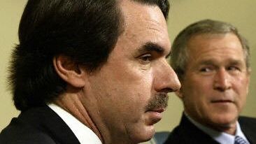 Jose Maria Aznar i George W. Bush
