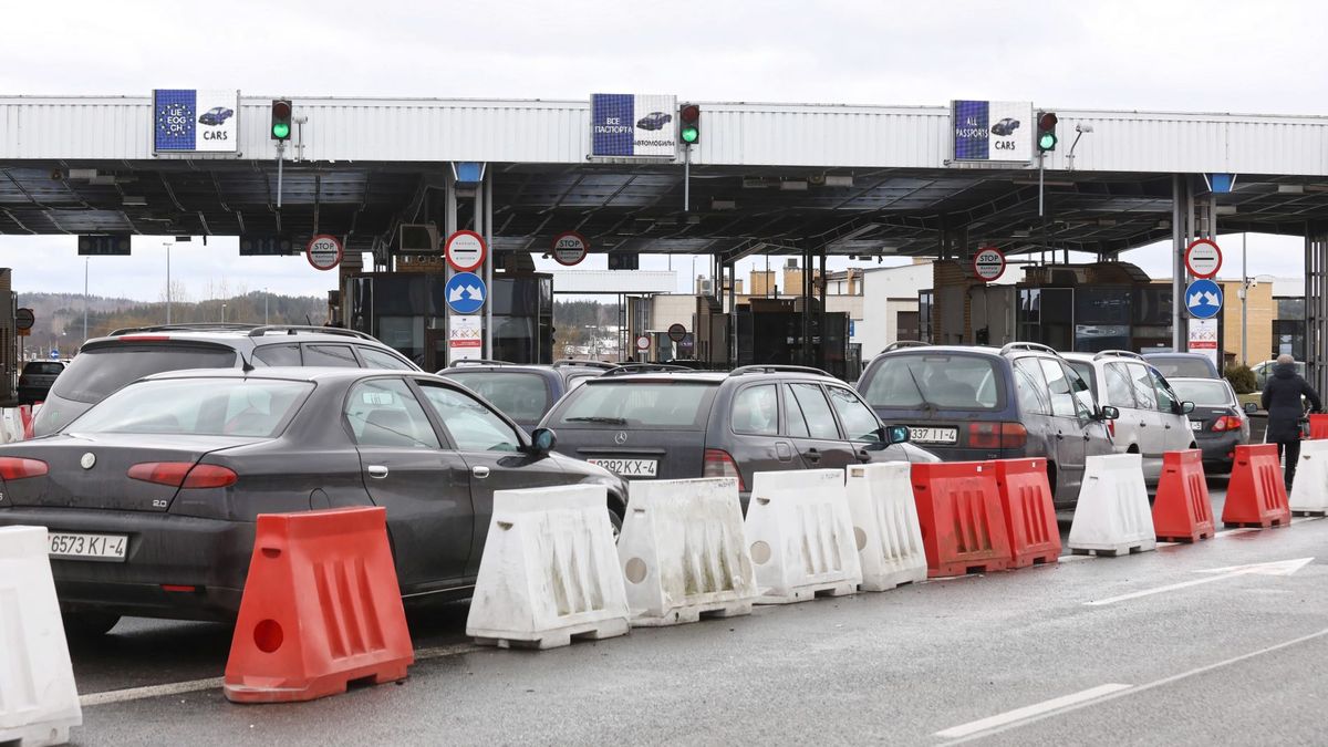 Przejście graniczne w Kuźnicy Białostockiej.