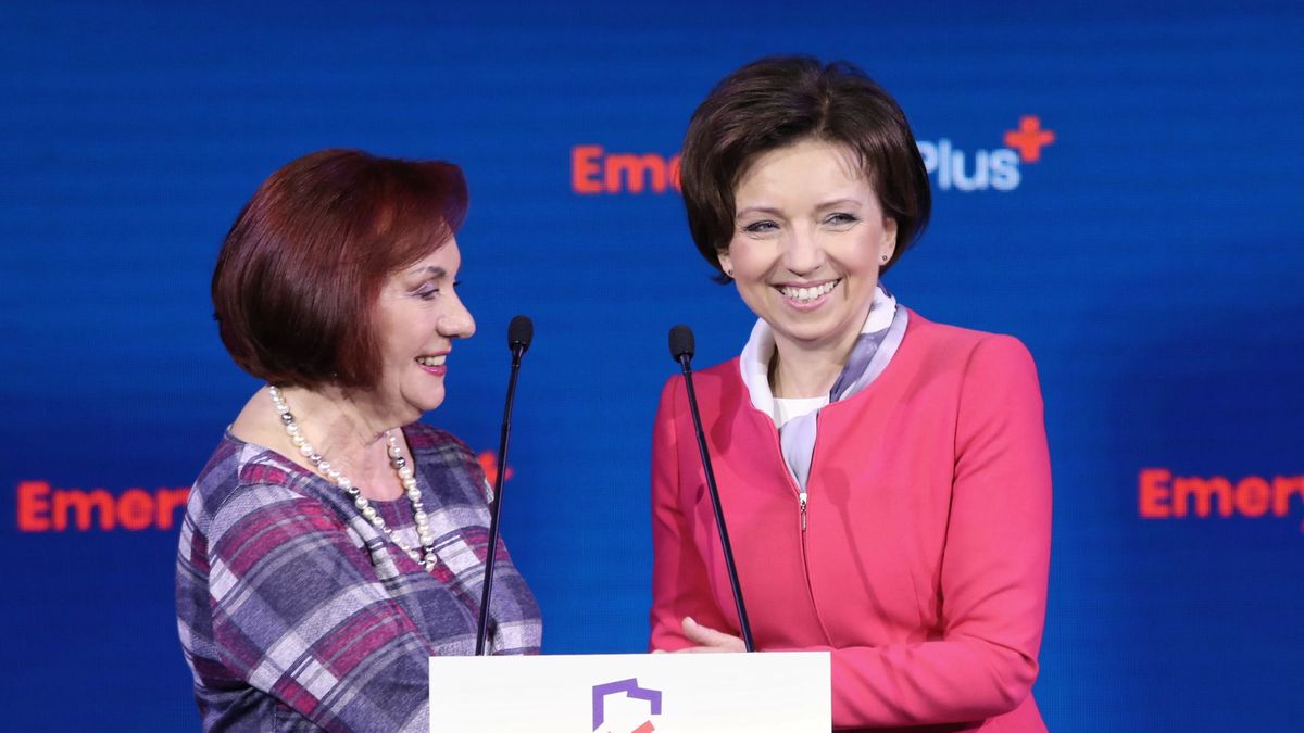 Emerytka dziękowała minister Marlenie Maląg. Mówiła, że teraz stać ją na zmywarkę