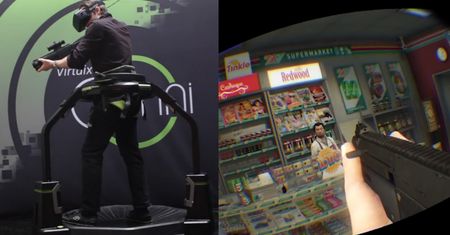 Przyszłość mogłaby już nadejść. Tak gra się w GTA V na bieżni Virtuix Omni i z Oculusem na głowie