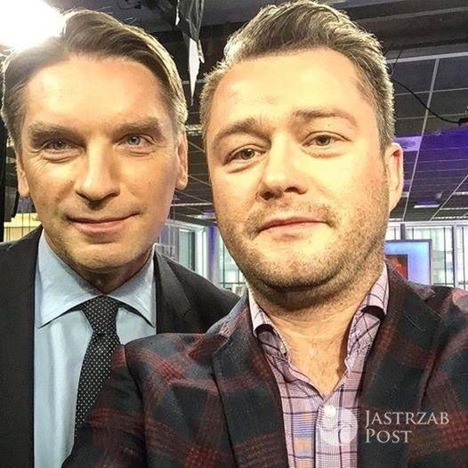 Jarosław Kuźniar i Tomasz Lis razem w programie fot. Facebook.com/jaroslawkuzniar